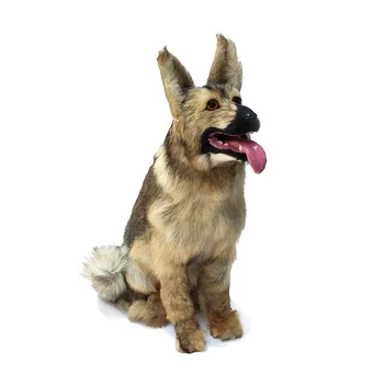 Realus Wolfhound Šunims Modelius, Gyvas Pliušinis Gyvūnų Namų Dekoro Vaikų Gyvūnų Pažinimo Žaislai, Modeliavimo Šunys Kalėdų Dovana