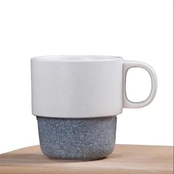 Snaigės glazūra kūrybos Japonų keramikos puodelis paprastas ryte arbatos puodelio didina taurės pora taurė