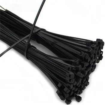 Nailono juostos 3X100 savistabdės lygiąsias 1.9X100mm savarankiškai užraktas kabelio laidai kaklaraištis plotis 1.9 mm kabelio laidai valdyti ryšius ,1000pcs/daug