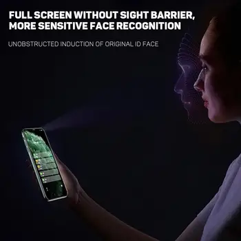 9D Matinis Anti-blue-ray viso Ekrano Apsaugos Grūdinto Stiklo Plėvelė iPhone 7 8 Plius 11 Pro X XS XR Max SE2 Apsauginis Stiklas