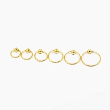2019 naujas Nekilnojamojo 925 sterlingas sidabro auskarai mados 24K Aukso užpildytas auskarai Maži, apvalūs hoopas auskarai moterims