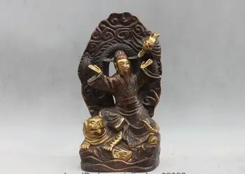 Kinijos Liaudies Bronzos Gild Drakonas, Tigras, Vaistininkas, Medicinos Karalius Budos Statula