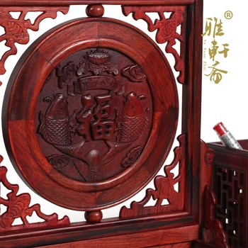 TZ vegetaras raudonmedžio amatų, medžio masyvo pen pavadinimas kortelę kasoje Fuzhou Žuvys derinys papuošalų su dovanų dėžutė