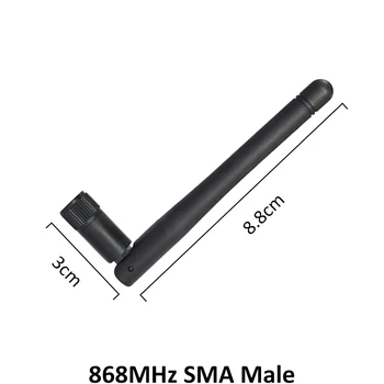 10vnt 868MHz 915MHz 3dbi Antena SMA Male Jungtis GSM 915 MHz iki 868 MHz antena antenos +21cm RP-SMA/u.FL Galiuku Laidu
