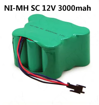 1pcs 12V 3000mAh NIMH baterija 12v nimh baterijos Įkrovimo SC Baterija Valymas, valymo mašina CEN82/800/810/830