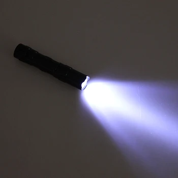 Atsparus vandeniui Mini karšta! LED Žibintuvėlį, Fakelą Kišenėje Šviesos Nešiojamų Žibintų AA Baterijos Galingas Led Medžioklės Kempingas Didmeninės