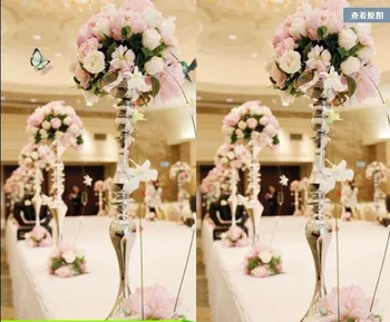 Naujas desinge Vestuvių dekoravimas balta gėlių vaza, vestuvių dekoravimas
