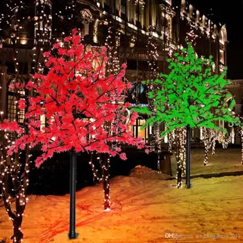Vestuvės, Kalėdos LED Vyšnių Žiedų Medžiai, Šviesos, 0.8 m, 1.5 m, 2 m Galima Namų, Lauko, Sodo Kraštovaizdžio Puošmena Lempos Kelių Spalvų
