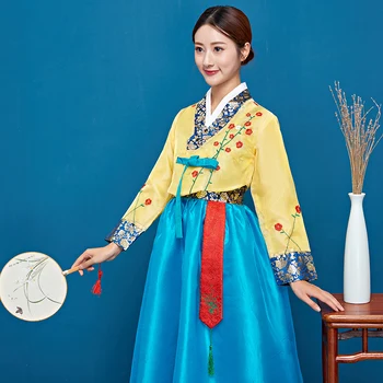 Naujas korėjos Drabužių, Tradicinių Teismas Moterų Hanbok Moterų Korėja Palace Kostiumai Hanbok Mažumų Veiklos Drabužius SL1524