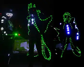 Led monstras šviesos kostiumas DJ šalis tiekimo