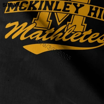 Vyrai Matematikos Mckinley Aukštos Mathletes Tee Marškinėliai Streetwear Matematikos T Marškinėliai Trumpas Rankovėmis Grynos Medvilnės Grafinis T-Shirts O-kaklo