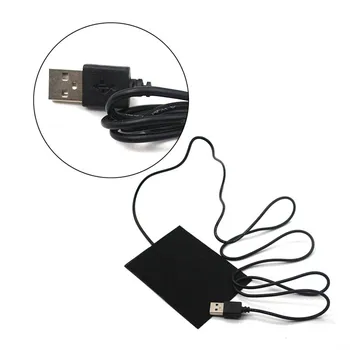 1/2/3/5vnt USB Anglies Pluošto Elektros Medžiaga, Šildomos Pagalvėlės Šildymo Šilčiau Vest Atšilimo YE-Karšto