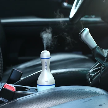 Automobilinis USB Drėkintuvai Aromaterapija Ultragarsinis Oro Drėkintuvas Aromato Difuzorius Rūkas virimo aparatas, eterinis Aliejus difuzoriaus Namų ir Automobilių