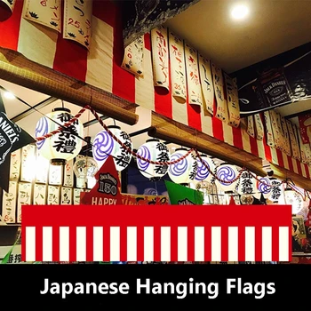 Nauja Raudona ir Balta Japonijos Reklama Pakabinti Atspalvį Japonų SUŠI Parduotuvė Pusė-Pakabinti Užuolaidų IZAKAYA Reklama Japonijos Dekoravimo Užuolaidų