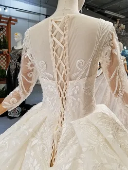 AIJINGYU Vietnamas Dress Satino Pynimas Preowned už Prieinamą kainą Vestuvinius Gownes Su Rankovėmis Parduotuvė Internete, Vestuvinės Suknelės