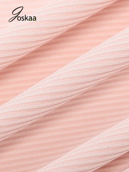 Joskaa Briaunoti Moterų Sexy Midi Suknelė Tuščiaviduriai Iš Ilgomis Rankovėmis Aukštos Ritininės 2021 Šalies Elegantiška Panele Vestidos Bodycon Pavasario Clothings
