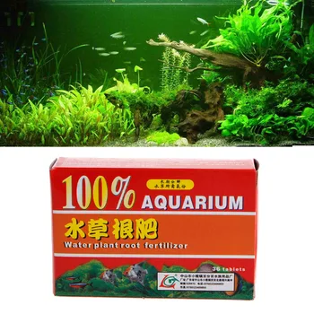 36pcs/Box Akvariumo Žuvų Bakas Vandens Cilindrų Vandens Augalų Šaknų Trąšų Naujas