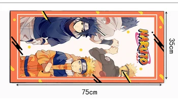 Anime Naruto Cosplay Vonios Rankšluosčiai Nosinė Minkštą Veido Rankšluostį Animacinių Filmų Washcloth Vonios Vandens Absorbcija Namų Ūkio Produktai