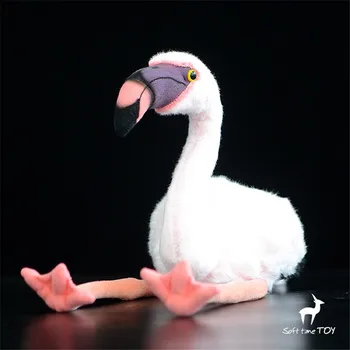 Flamingly raudona lėlės raudonas pliušinis žaislas dovana Aukštos kokybės gimtadienio dovana karibų flamingo Super žavinga Flamingo modeliavimas Pliušas