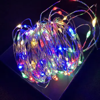 Naujieji Metai Apdaila 1M 2M 3M 5M 10M Vario Viela, LED String Žiburiai Kalėdų Dekoracijas Namų Navidad 