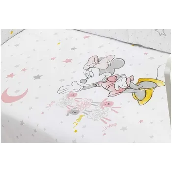 Koordinuoti Disney Minnie rausva antklode už lovelę, 120x60 xm