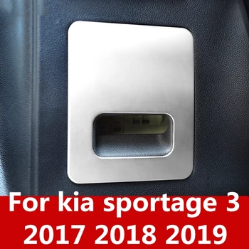 Pagrindinis ratai saugiklių dėžėje, blizgančiais modifikuotų nerūdijančio plieno plokštė dekoratyviniai lipdukai kia sportage 3 2017 m. 2018 m. 2019 m.