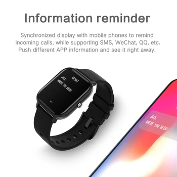 Naujas P8 Smart Watch Vyrai Moterys 1,4 colio Full Touch Screen Fitness Tracker Širdies ritmo Monitorius IP67 atsparus Vandeniui GTS Sporto smartwatch