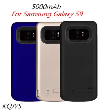 KQJYS 5000mAh Galia Banko Baterijos Kroviklis Atvejais, Samsung Galaxy S9 Baterija Atveju Nešiojamų rezervinio Akumuliatoriaus Įkrovimo Dangtis
