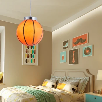 Modern art deco krepšinio lubų šviesos kūrybos vaikų, miegamojo, LED lempos berniukas kambario lubų apšvietimo įrenginiai E27 energijos taupymo M