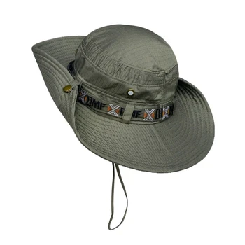 Atsparus vandeniui Kibirą Skrybėlę Vasarą Vyrai Moterys Boonie Hat Lauko UV Apsauga Platus Kraštų Medžioklės, Žvejybos, Žygiai Saulės Skrybėlę