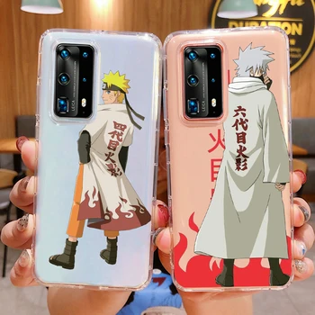 PUNQZY Anime Naruto Itachi Minkštos TPU Telefoną Atveju Huawei P40 LIte 30 PRO MATE 40 PRO P20 LITE Sasuke Naruto Matinis Dangtelis Atveju