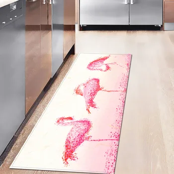 3D Delfinų Flamingo Spausdinti Anti-slip Absorbentas Ilgai, Mat Virtuvė Kilimas Tualetas, Vonios Kilimėlis SANDĖLYJE