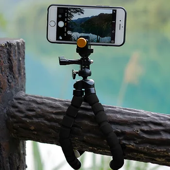 Mini Trikojo Lankstus Aštuonkojai Laikiklis Laikiklis Stovėti Kalno Apple iPhone Gopro Kamera