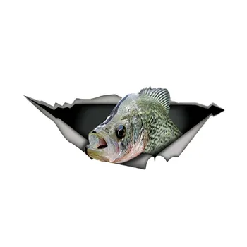 Naujas Animacijos Automobilių Lipdukas Įdomus 3D Žuvies Gyvūnų Juokinga Lipdukas Automobilio Langą Dekoratyvinis Vinilo, PVC 13cm X 5cm