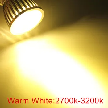 6PCS Super Šviesus E27 Lempučių lempa 12W AC85-265V AC110V/220V Led Aukštas šviesos Šiltai/šaltai Balta E27 COB LED Prožektorius