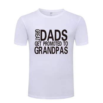 Puikus Tėtis reklamuojamos Į Senelių Marškinėliai Vyrams Medvilnės, trumpomis Rankovėmis Marškinėlius Streetwear Naujovė T-Shirt Vyrams Tėvo Diena Dovanos