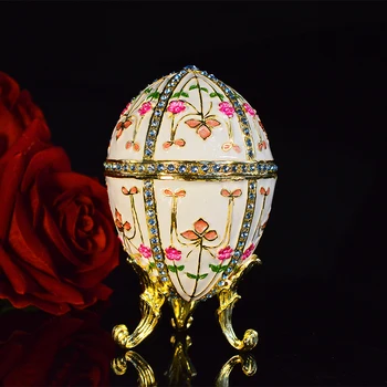 Qifu spalvinga gėlių gražus kiaušinio formos papuošalai bridesmaid dovana