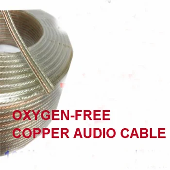 Nemokamas pristatymas 10M Deguonies nemokamai vario garso kabelis 400 Core 500 CORe 600 CORE Auksas, sidabras garsiakalbis PVC, viela