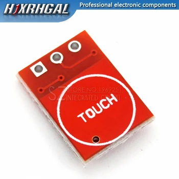 50PCS TTP223 Palieskite mygtuką Modulis Kondensatorių tipo, Vieno Kanalo savistabdės Touch jungiklis jutiklis