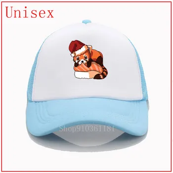 Raudona Panda Lašišos Suši Kalėdų criss cross plaukai surišti į uodegą skrybėlę saulės skydelis skrybėlę Naujas Dizainas Naujausią populiarumas Mados Atsitiktinis Naujo Tipo