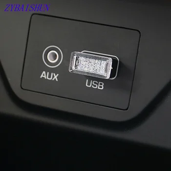 Automobilinis USB LED Atmosfera Dekoratyvinis Šviestuvas Avarinis Apšvietimas 