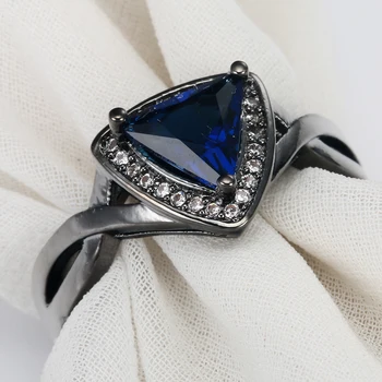 Grakštus Sidabro Vestuvių pažadas Žiedai Moteris naujų papuošalų Violetinė mėlyna Žalia Kubinis Cirkonis Femmal lady Sužadėtuvių Žiedai