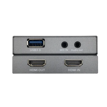 USB3.0 HDMI HD Video Capture Card OBS Diktofonas, Palaiko 4K Įvesties/Išvesties 1080P Įrašymas