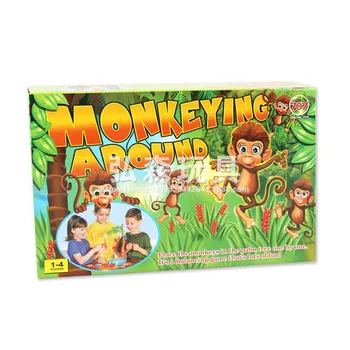 Išgalvotas Žaislas Vaikams, Beždžionės Sūpynės Krokodilo Įkandimo Gyvūnų Tėvų-Vaikų Interaktyvus Darbalaukio Balansas Įdomus Žvalgybos Žaidimas