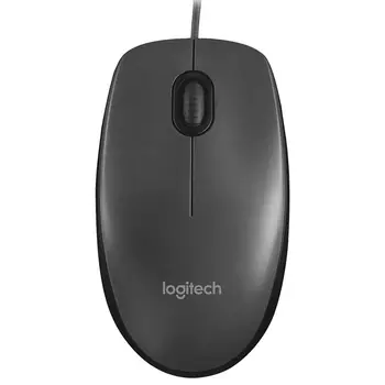 Logitech M90, USB Laidinė Pelė, Ergonomiškas Dizainas 3 Mygtuką, 1000DPI Optinė Gamer Pelė, Nešiojamojo KOMPIUTERIO
