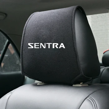 1PCS Medvilnės automobilių pagalvėlės dangtis tinka Nissan Sentra b16 b17 2008 m. 2010 m. 2017 m. 2018 Automobilių Emblemų Reikmenys, Automobilių Stilius