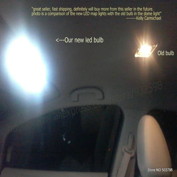 LED Vidaus reikalų Automobilių Žibintai, mini kupė 2012+ kambarį dome žemėlapio skaitymas koja duris lempos klaidų 13pc