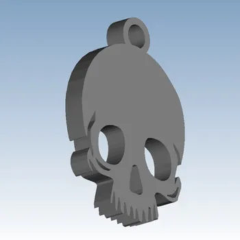 Kaukolė Pakabukas Užsakymą užsakymo aukštos kokybės didelio tikslumo skaitmeninės modeliai 3D spausdinimo paslauga Kūrybingi Papuošalai ST511