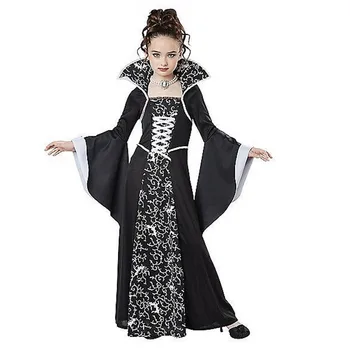 Helovinas kostiumas vaikams Mergaitėms, Ragana, Vampyras Cosplay Kostiumų disfraz Helovinas mujer Vaikų veiklos apranga Šalis