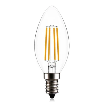 LED Kaitinimo Žvakių Lemputė E14 220V 2W 4W Edison Lemputė Retro Senovinis Vintage Stiliaus Šalta Balta Šilta Balta Lempos
